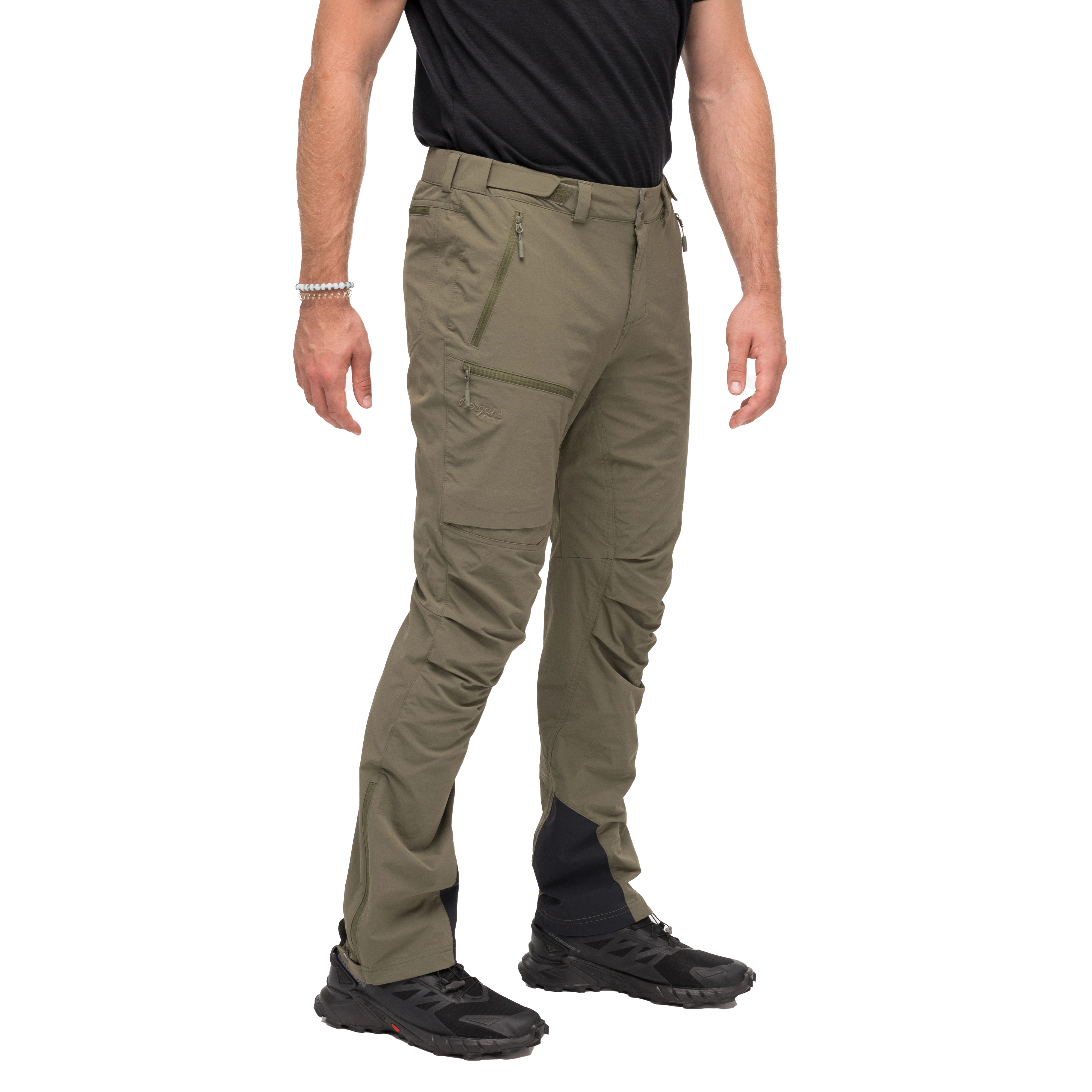 Breheimen Softshell Pants Dark Green Mud