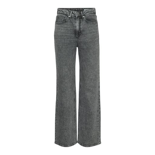 Vero Moda Tessa Wide Studs Jeans, Light Grey Denim, W33/L32