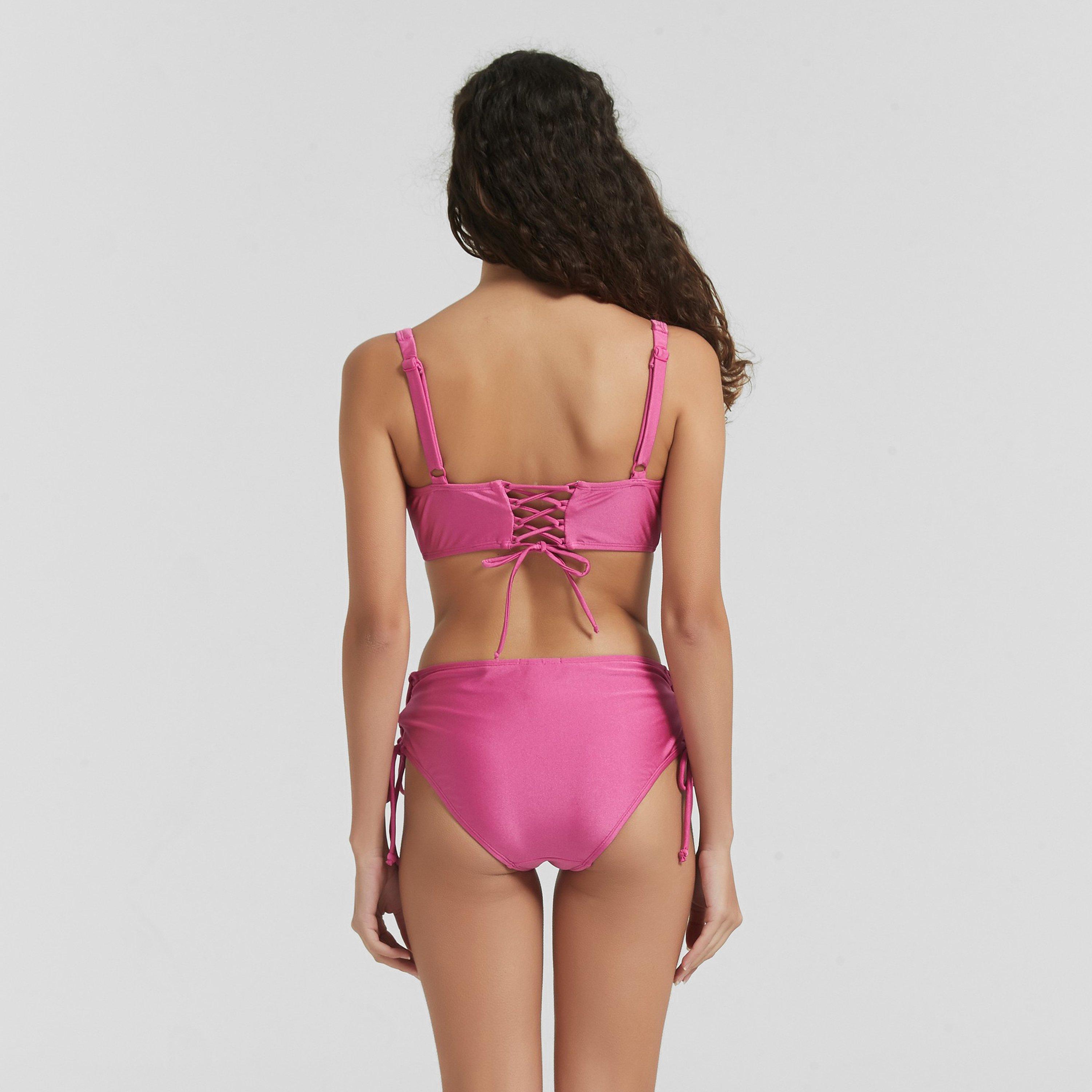 Be You BY Shimmer Plunge Bikni Top