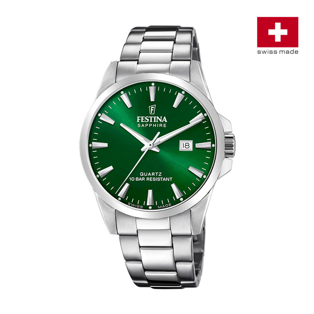 Montre Festina Swiss Made Vert