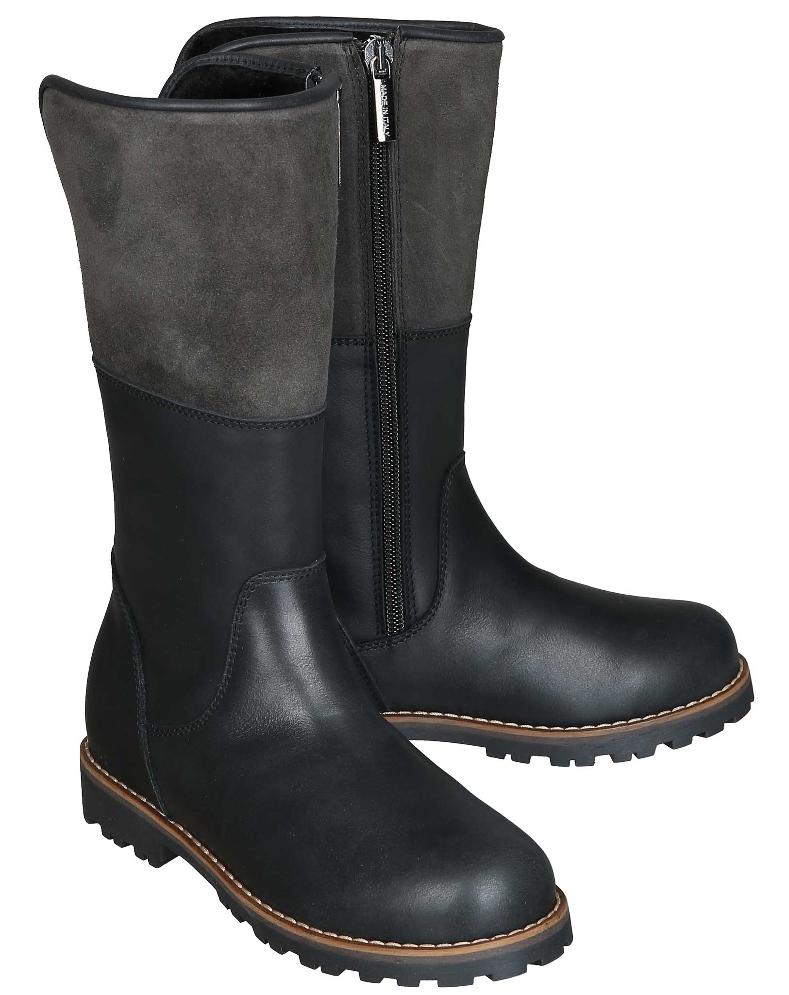 Winterstiefel MEMA gefüttert in schwarz