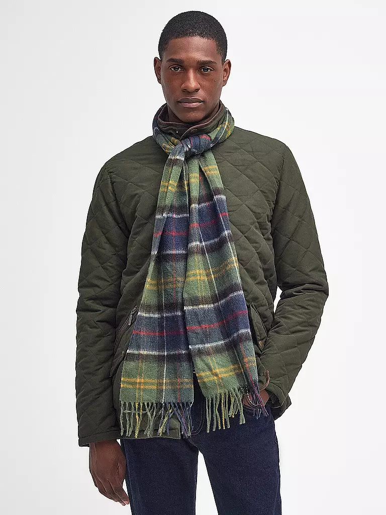 BARBOUR Schal olive