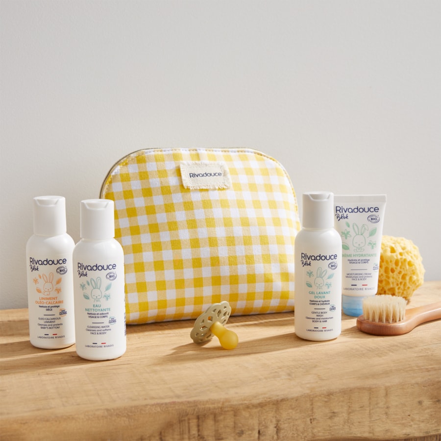 Kit voyage bio - Visage & corps - Bébé - 4 produits