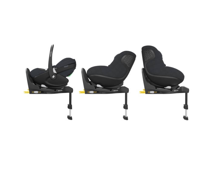 FamilyFix 360 Pro 0 - 4 Y  40 - 105 cm  0 - 17 kg    Innovative SlideTech®-Technologie |    FlexiSpin-Drehung mit nur einer Hand |    Sichere Fahrten ab der Geburt bis zu 4 Jahren |    Visuelles Installationsfeedback |