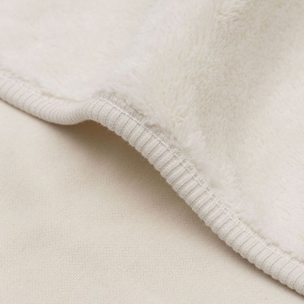 Jollein Deken Wieg – Basic Jersey/Sherpa – 75 x 100 cm – Oatmeal