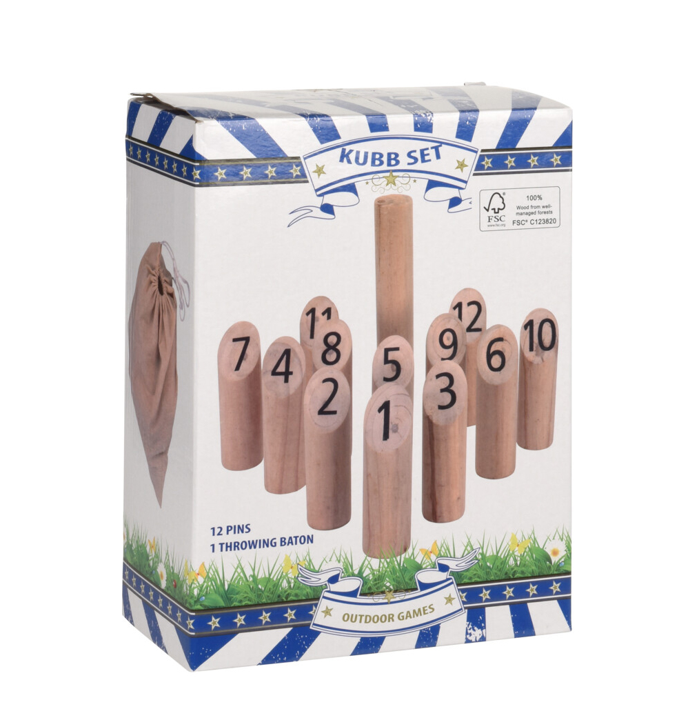 Kubb Spiel 13-teilig