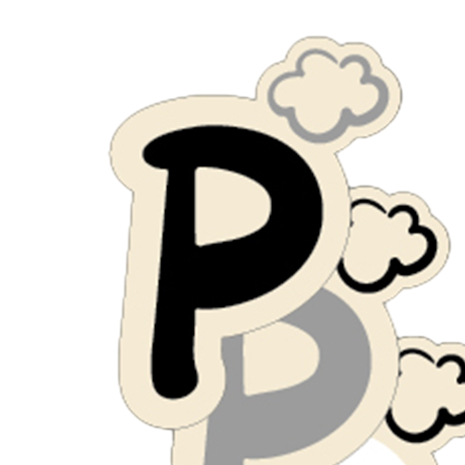 Buchstaben gross P