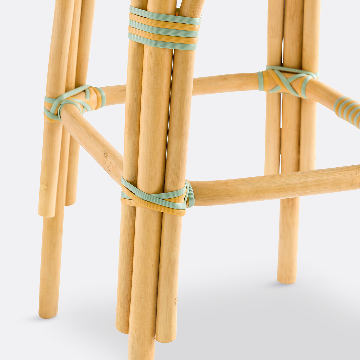 LA REDOUTE INTERIEURS<br>Banco alto em vime e rotim Alt.76 cm, Musette