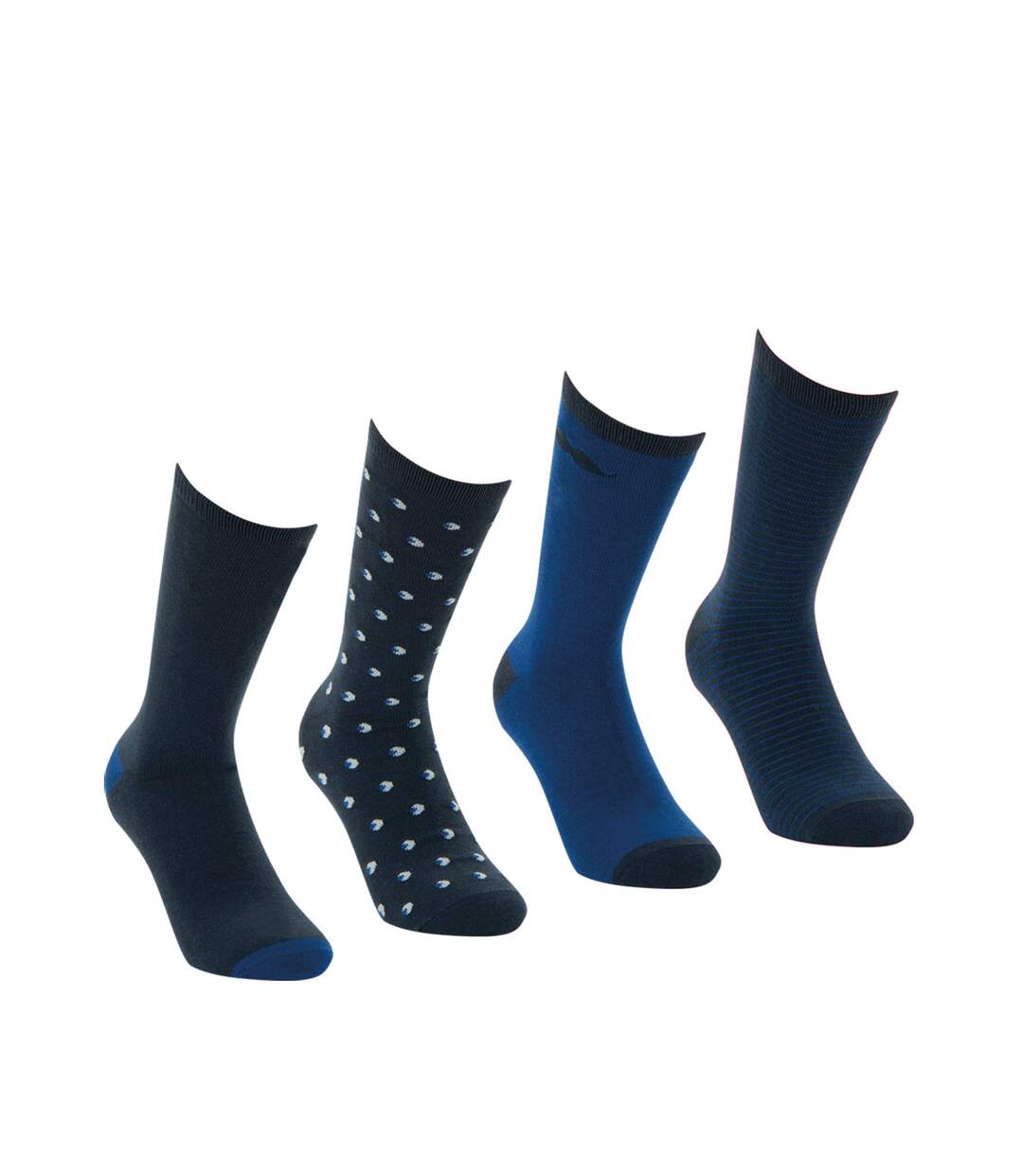Lot de 4 paires de chaussettes hautes Ecopack