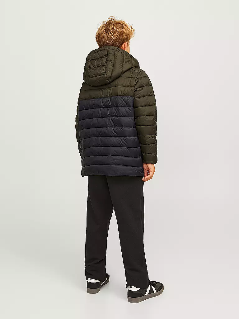 JACK & JONES Jungen Steppjacke JJESPRINT olive