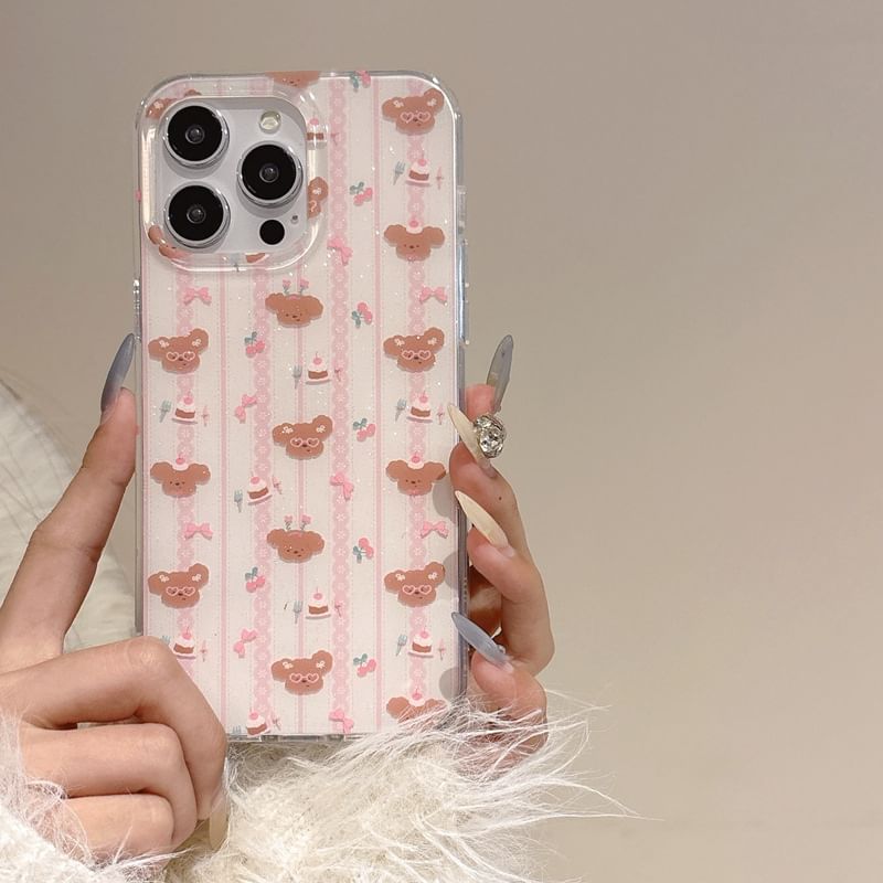 XIXI STUDIO - Honden telefoonhoesje / bedel / set - iPhone 16 Pro Max / 16 Pro / 16 Plus / 16 / 15 Pro Max / 15 Pro / 15 Plus / 15 / 14 Pro Max / 14 Pro / 14 Plus / 14 / 13 Pro Max / 13 Pro / 13