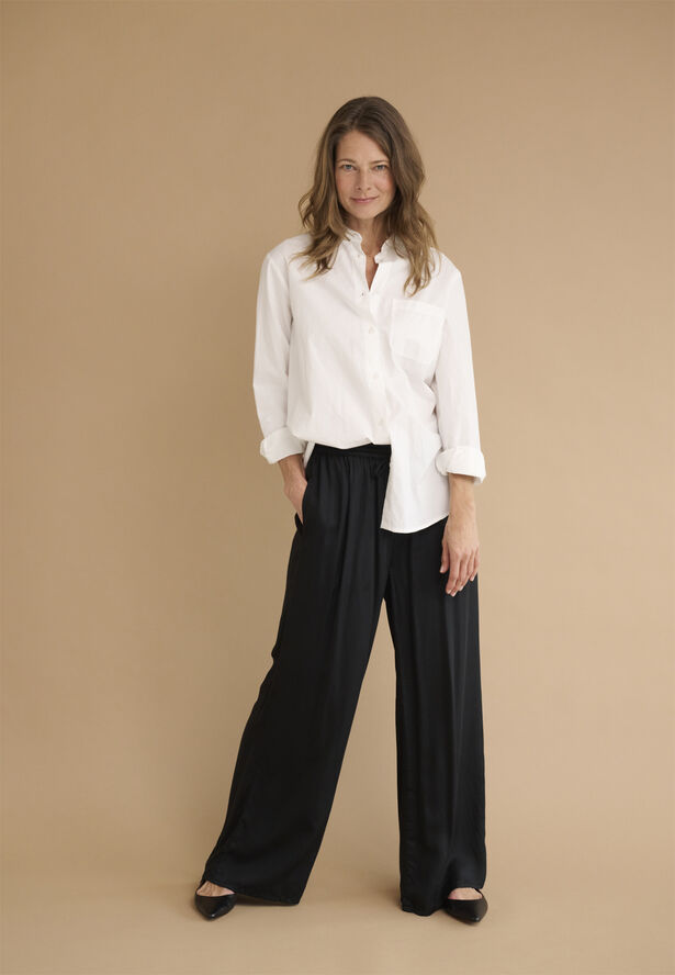 Moshi Moshi Mind sea pants silky Black