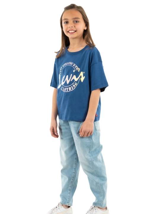 tee shirts manches courtes levi's® ss meet and greet script u69 blue