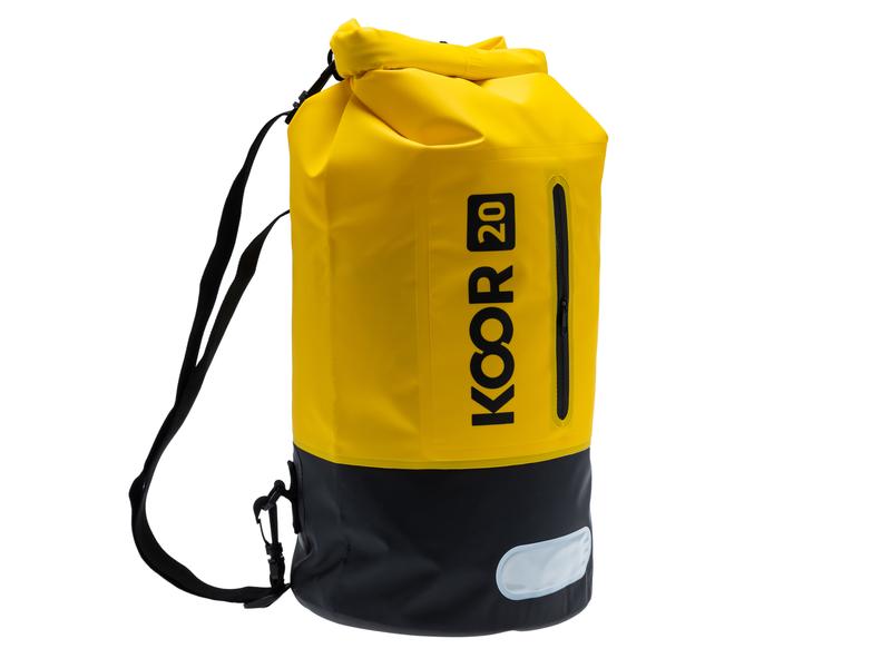 KOOR Dry Bag Toore Gelb 20 l Wasserdichter Schwimmsack