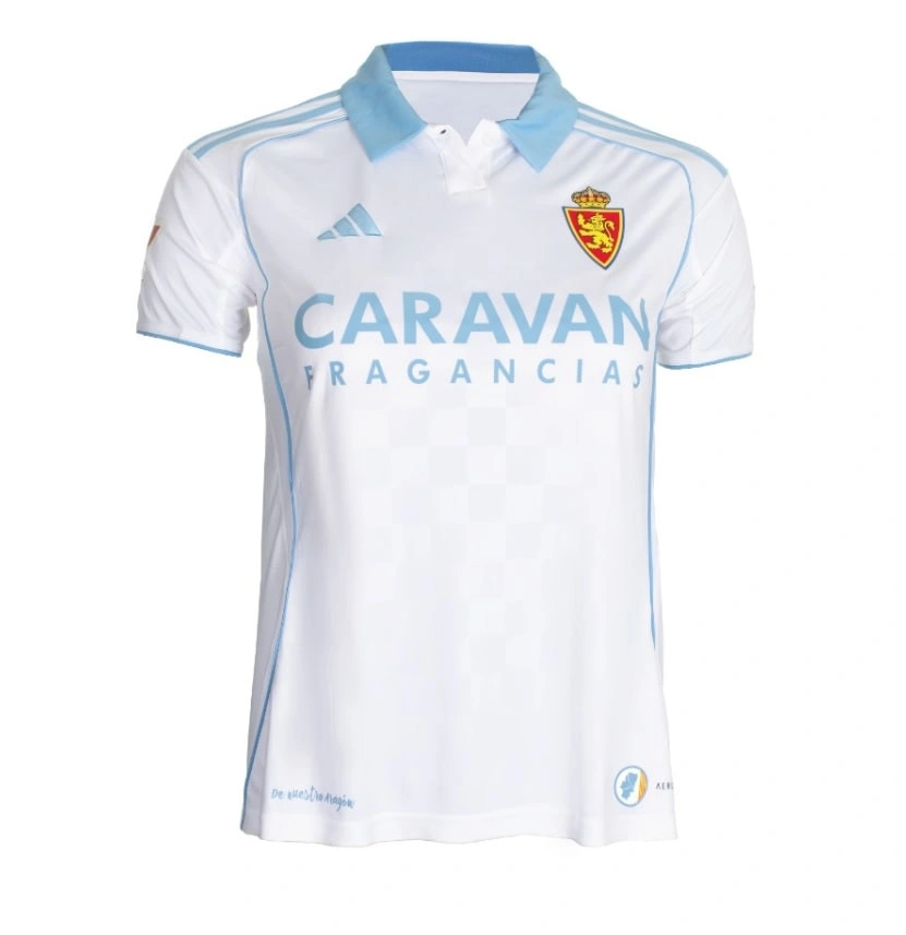 Camisola adidas Real Zaragoza Primeiro Equipamento 2025-2026 Mulher