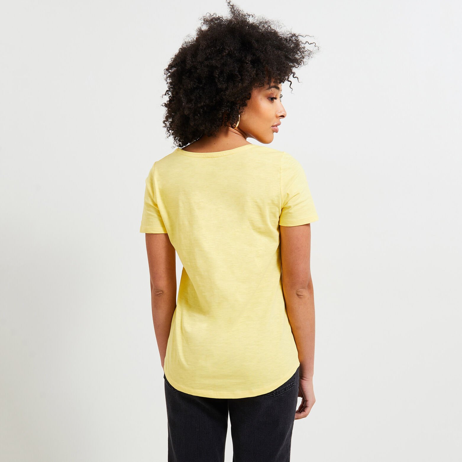 Tshirt col V femme