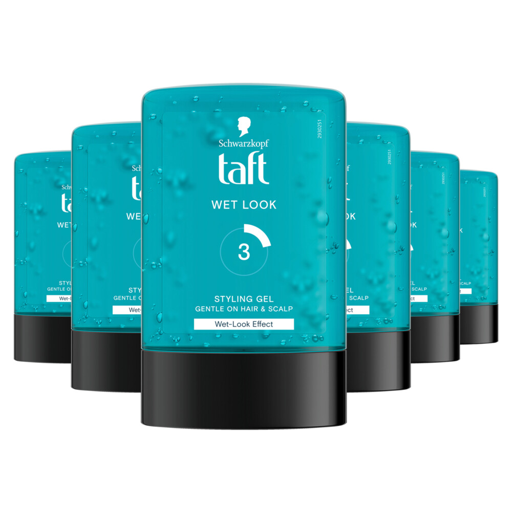 6x Taft Wet Power Gel Hold 3300 ml
