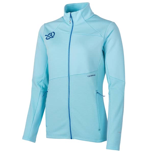 Veste polaire randonnée TERNUA TESLIN JKT W TANAGER TURQUOISE