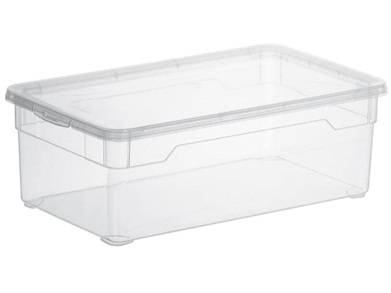 Rotho Aufbewahrungsbox Clearbox Lady Shoe Transparent Schuh-Aufbewahrungskiste