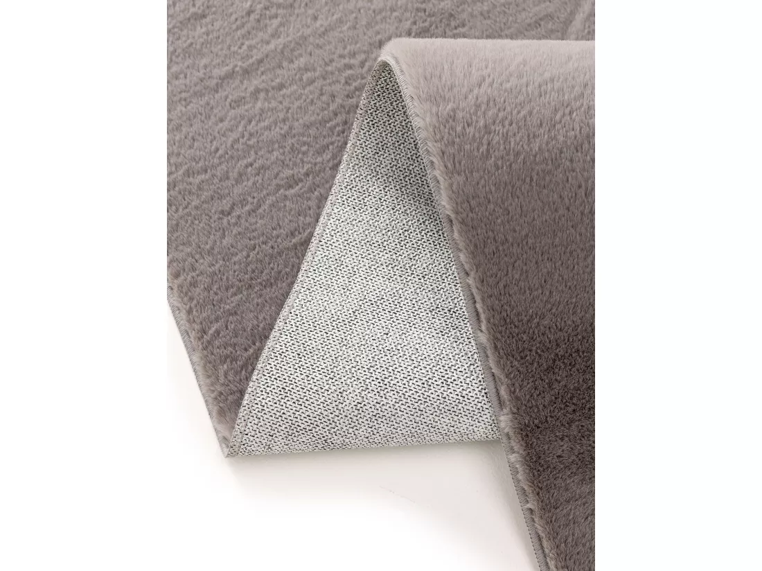 Tapis en fausse fourrure Furry Gris 80x250 cm