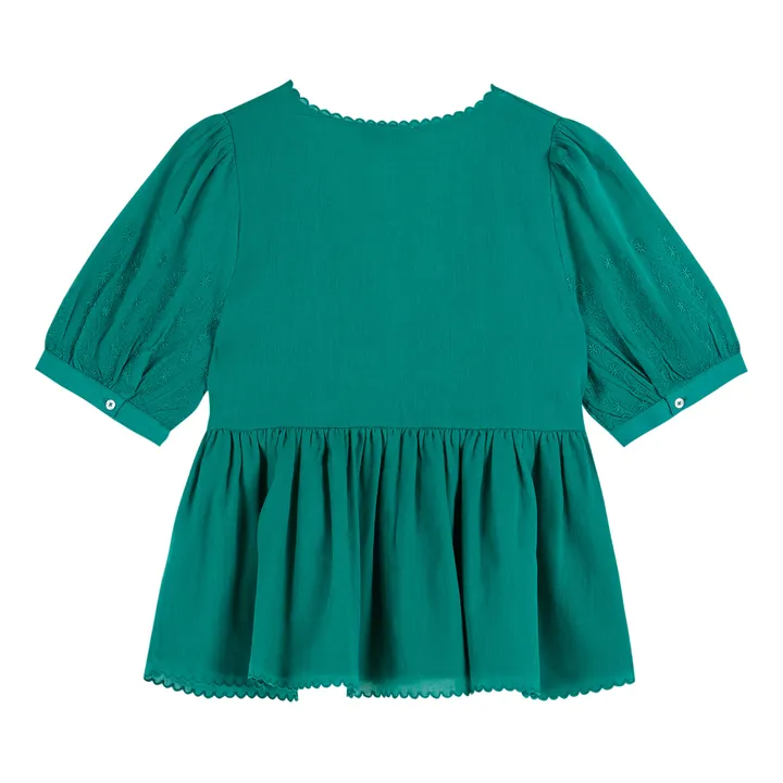 Emile et Ida Blouse Zorica Brodée - Collection Femme | Vert