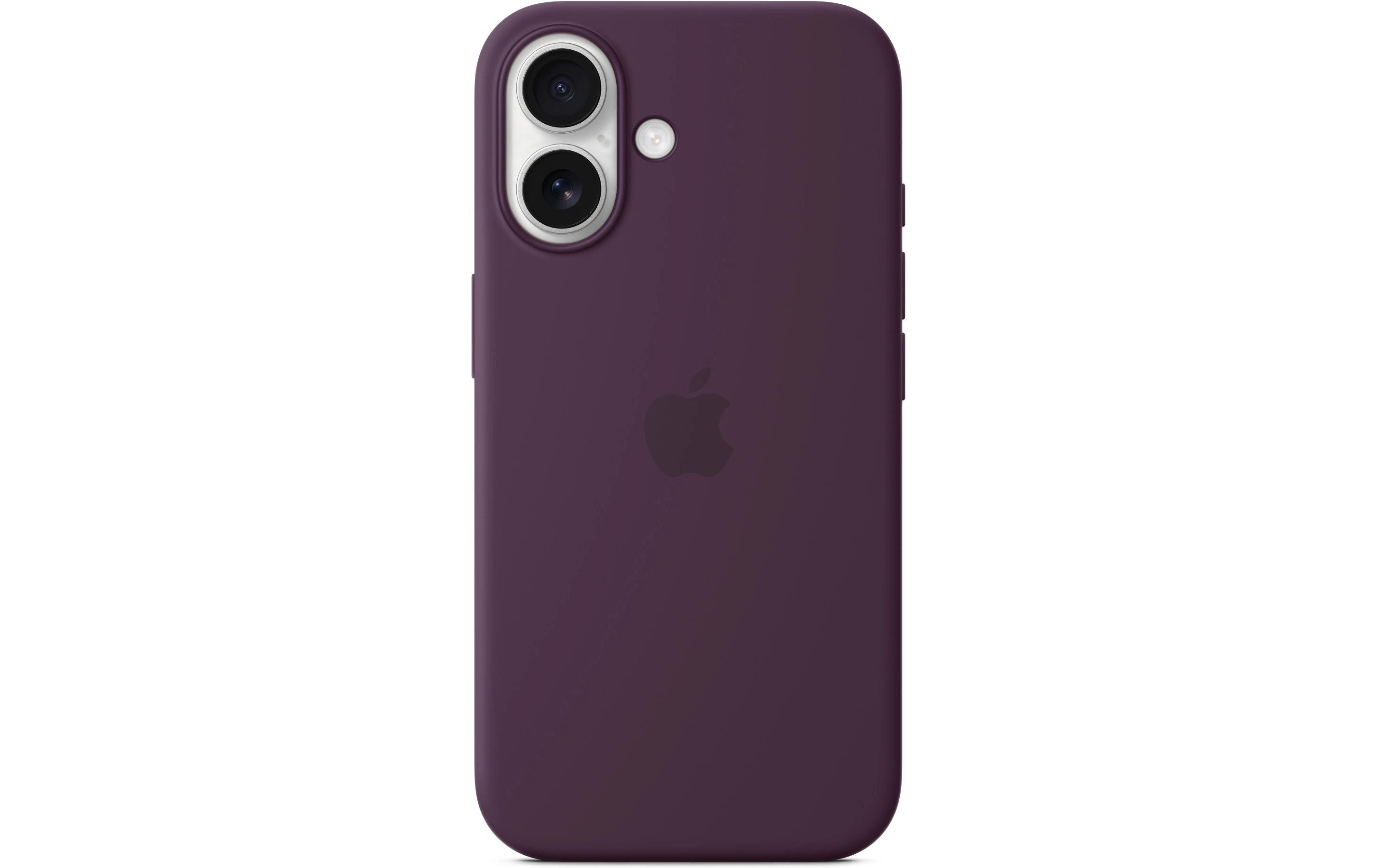 Silicone Case mit MagSafe iPhone 16 PflaumeSilikon-Backcover mit «MagSafe» für das Apple iPhone 16