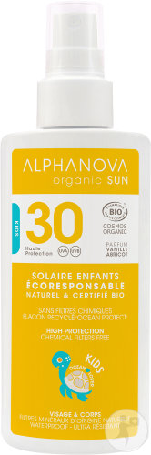 Alphanova Sun Kids Spray IP30 Waterproof Bio 125ml