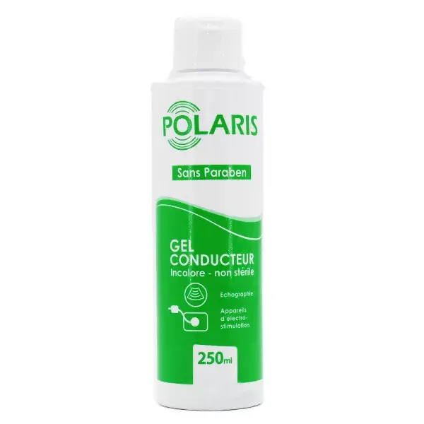 Gel de contato para ultrassom Polaris 250ml