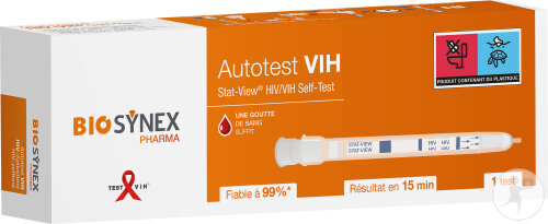 Biosynex Stat-View Autotest VIH 1 Pièce