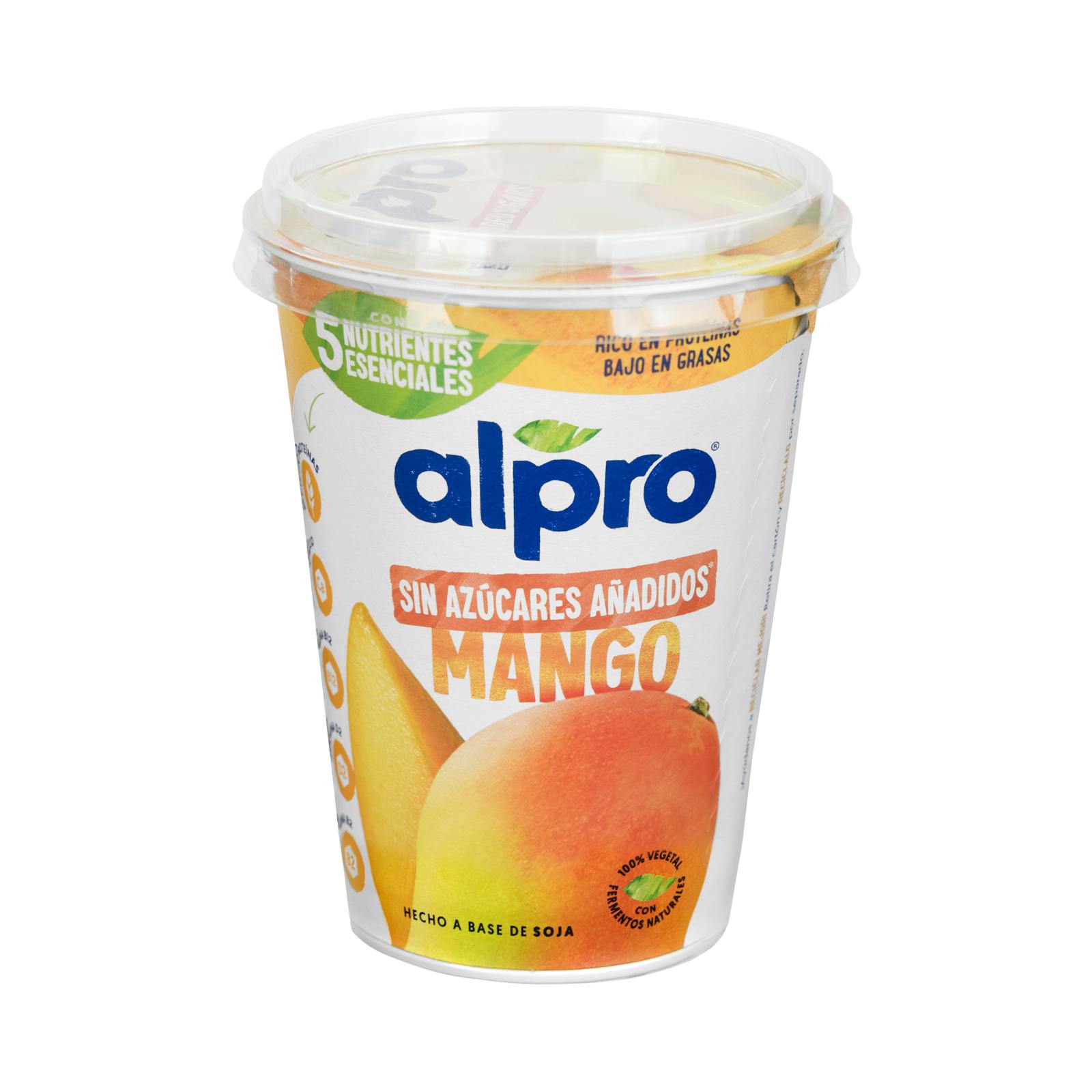 Dessert à la mangue et au soja Alpro sans sucre ajouté