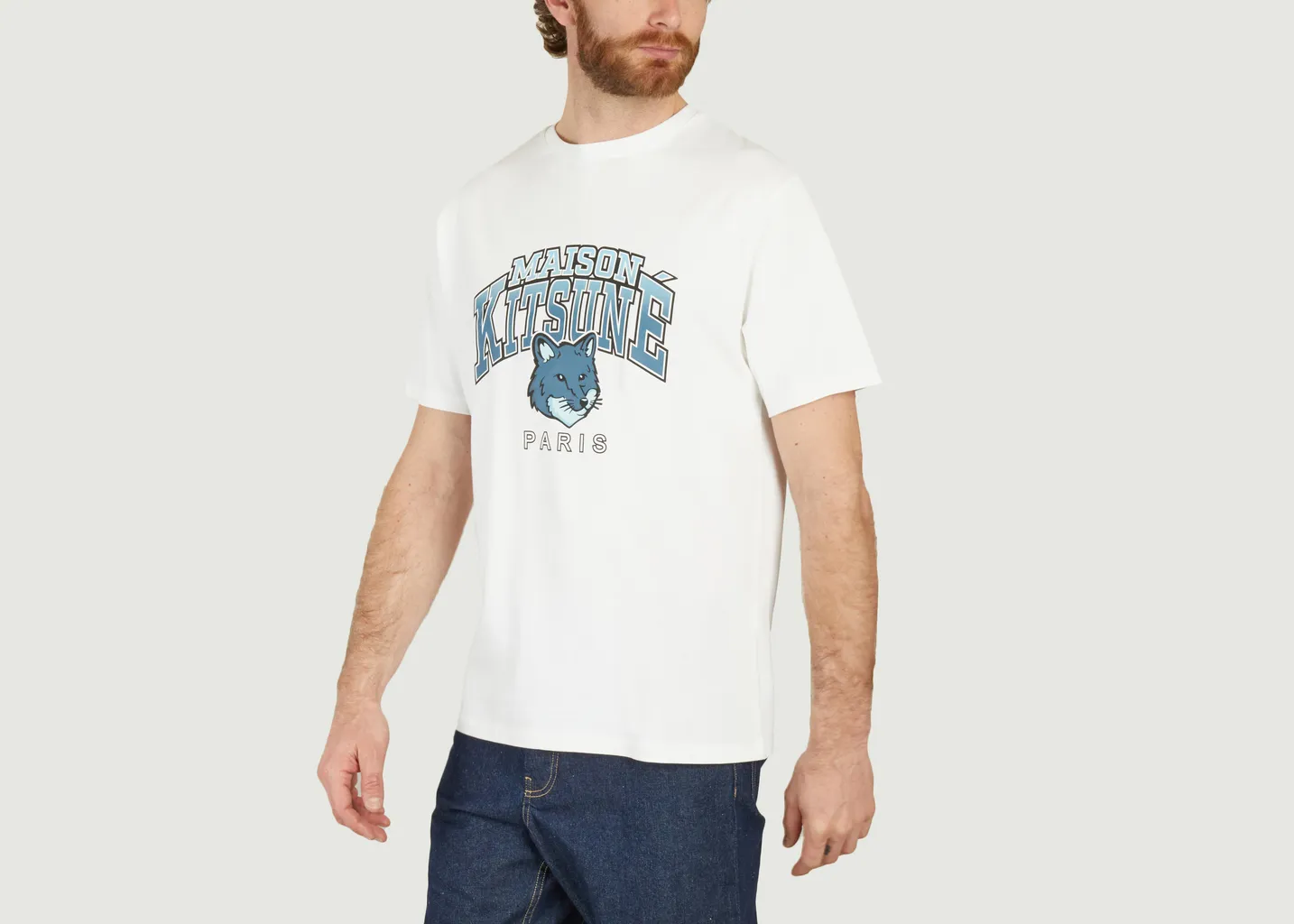 T-shirt Campus Fox Relaxed Maison Kitsuné