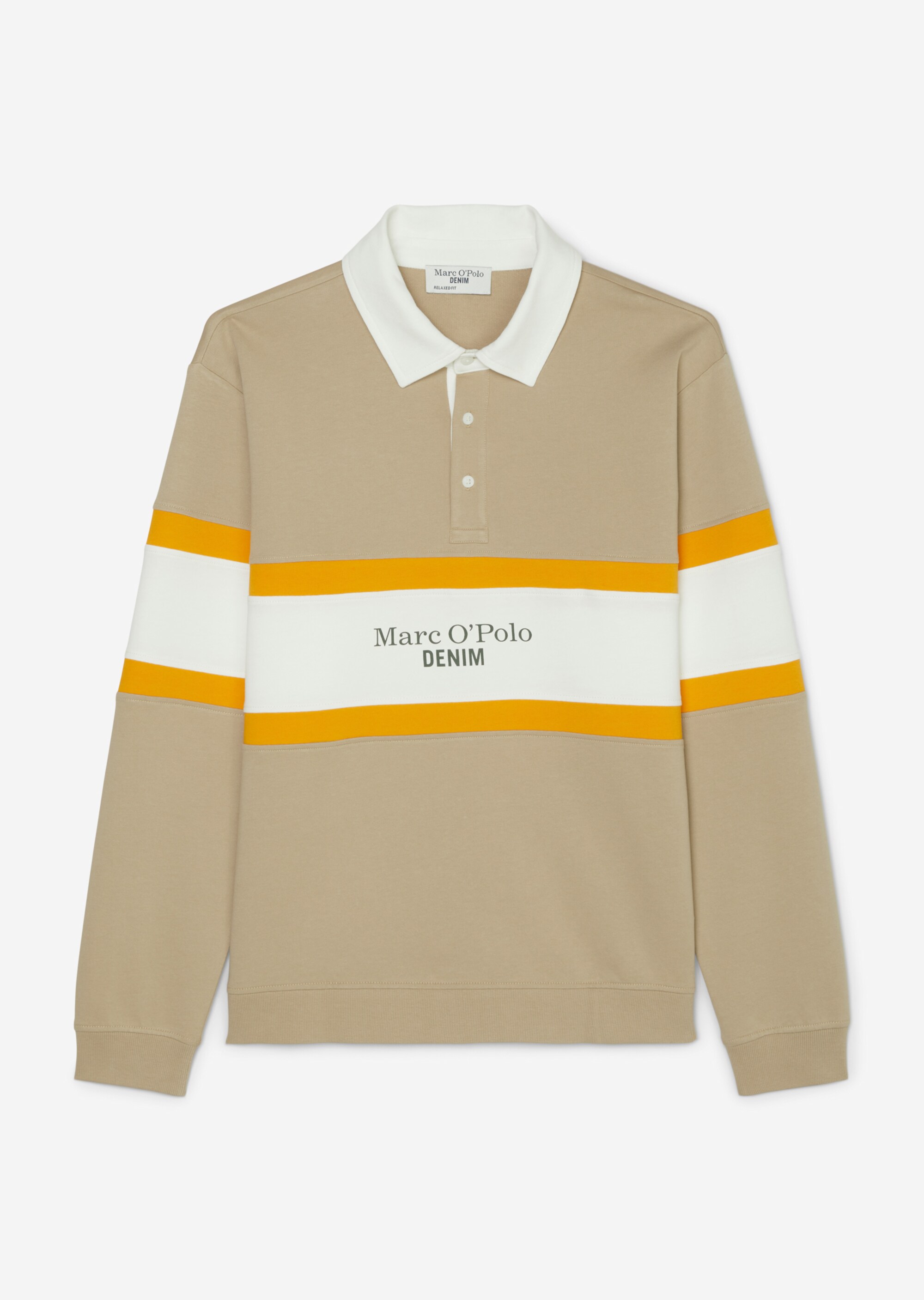Sweatshirt relaxed im Polo-Style