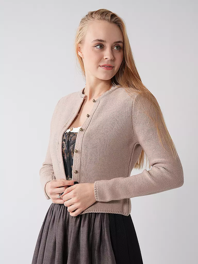 GOTTSEIDANK Trachtenstrickjacke MIRL beige