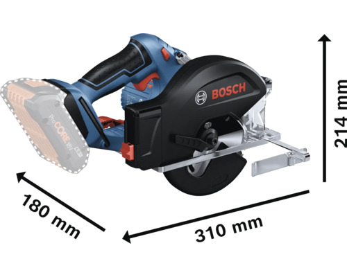 Bosch Professional GKM 18V-50 accucirkelzaag, zonder accu en lader