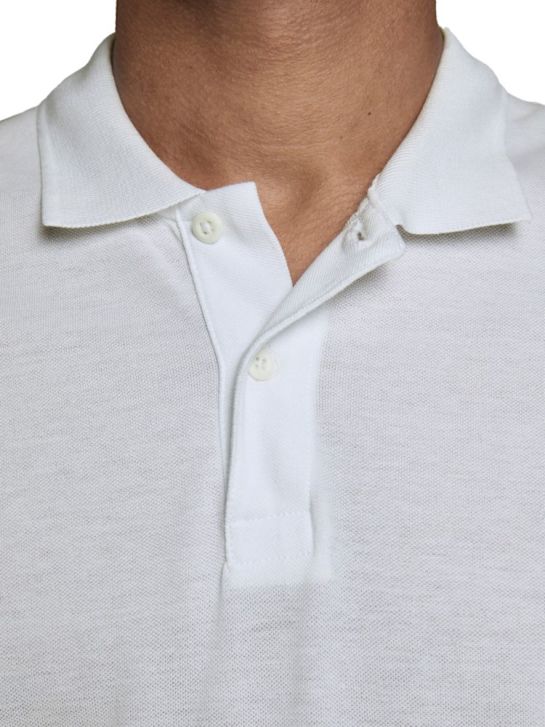 JACK & JONES Polo-Shirt Weiss