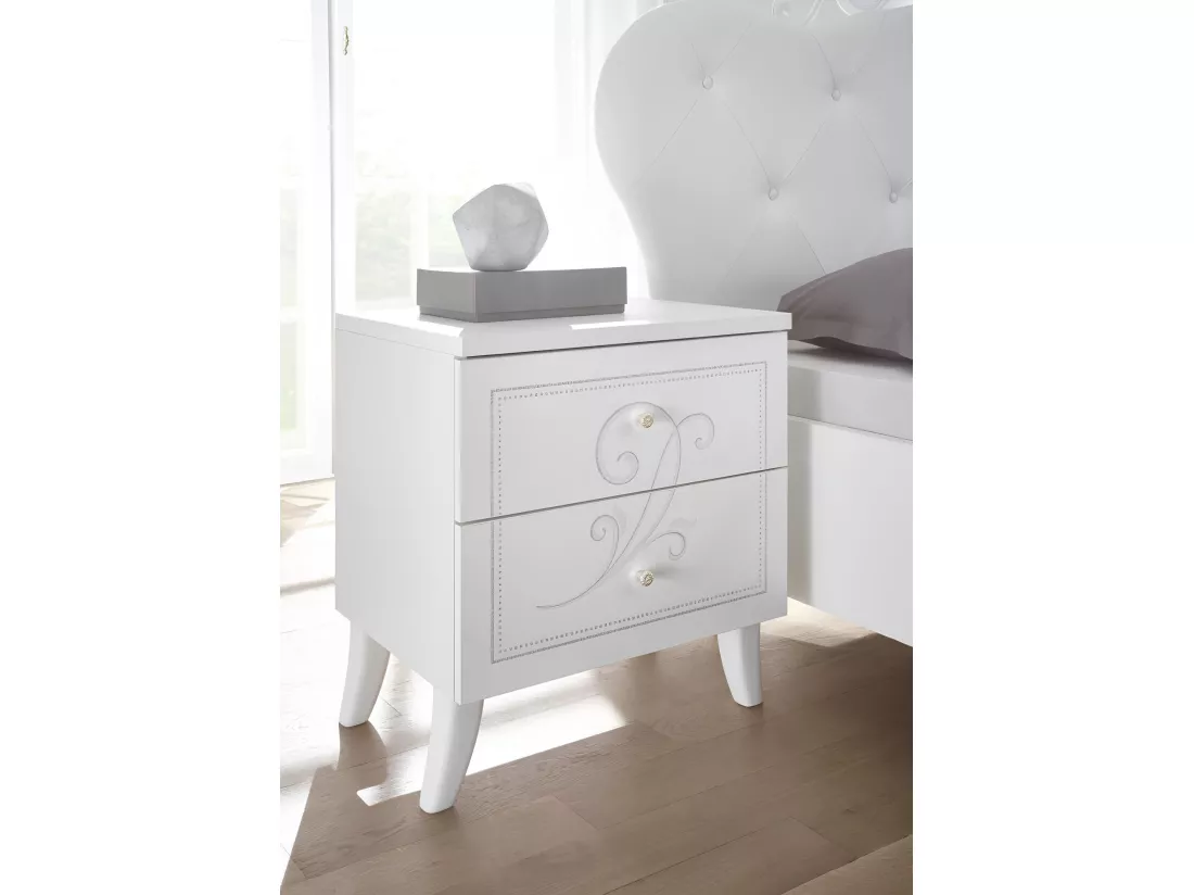 Chambre complète PALENA 160 X 200 cm - - COMMODE: sans commodeSANS ARMOIRE