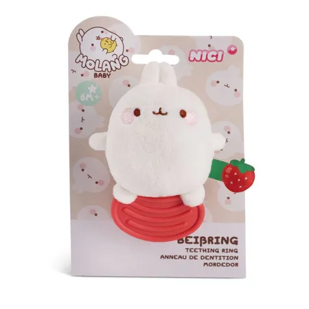 NICI Beißring MOLANG 12cm auf Header Karte