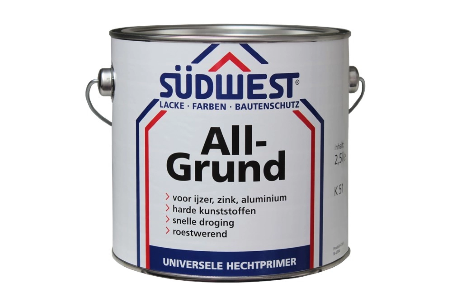 Südwest Allgrund K51 - Ral 9110 wit - 375ML