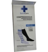 SolvaCare Compressiekous zwart M 23 – 26 cm (1 paar)