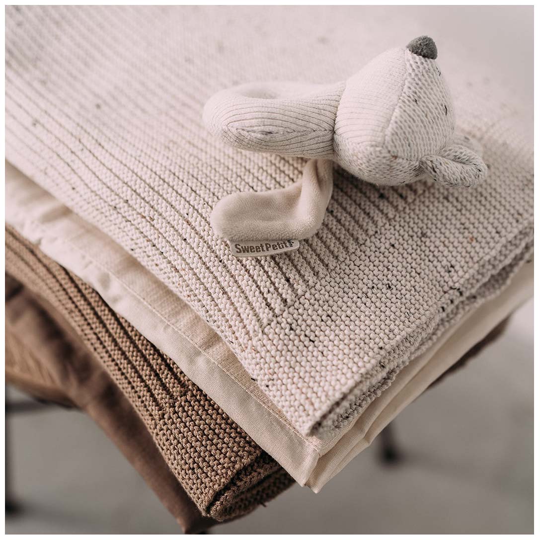 Sweet Petit Mini wiegdeken bruin kopen? - shop online - Prénatal