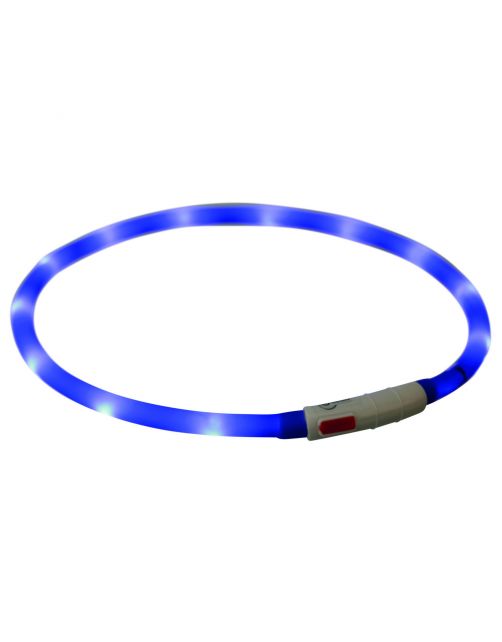 Trixie Usb Flash Lichtgevende Band 70 cm - Hondenveiligheidslampje