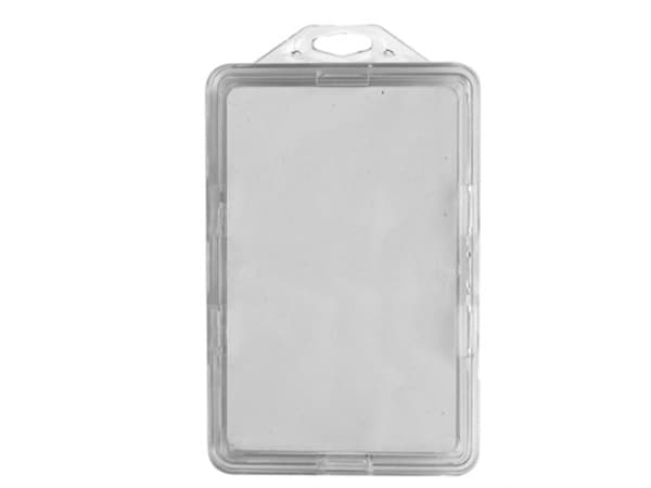Evolis IDS 90 - Navneskiltholder - for 86 x 54 mm - krystall (en pakke 100)