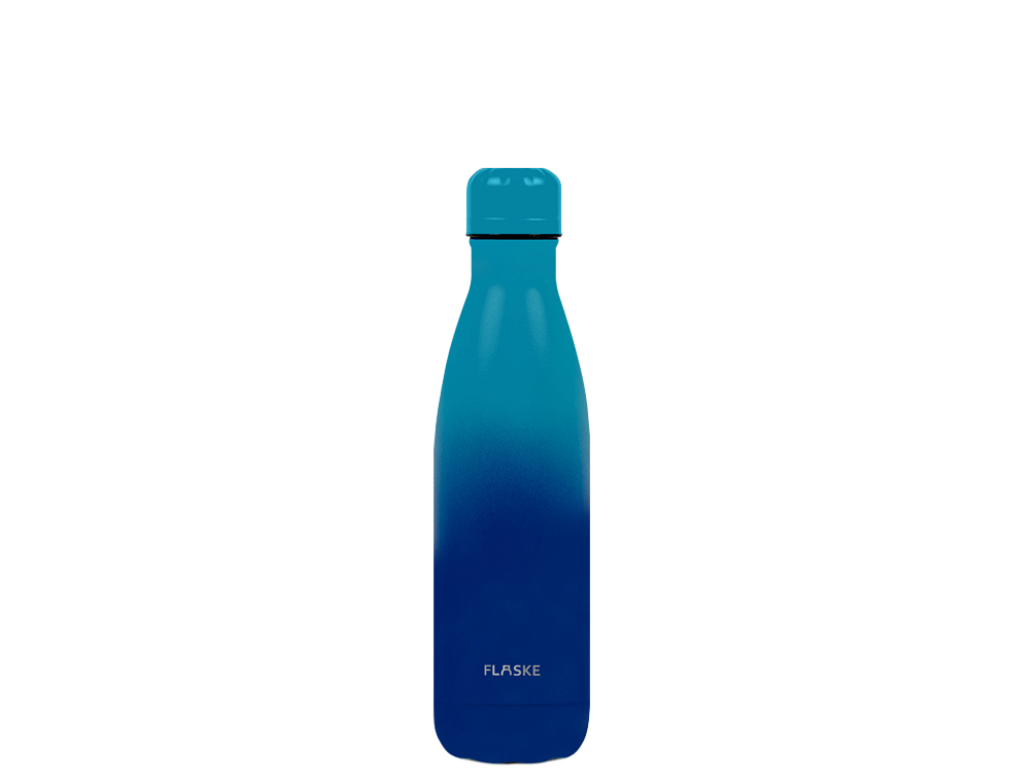 Flaske 500 ml  rvs drinkfles - gradient skye