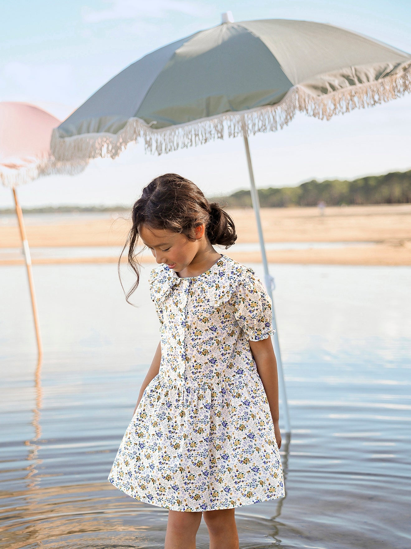 Robe Fille en tissu Liberty