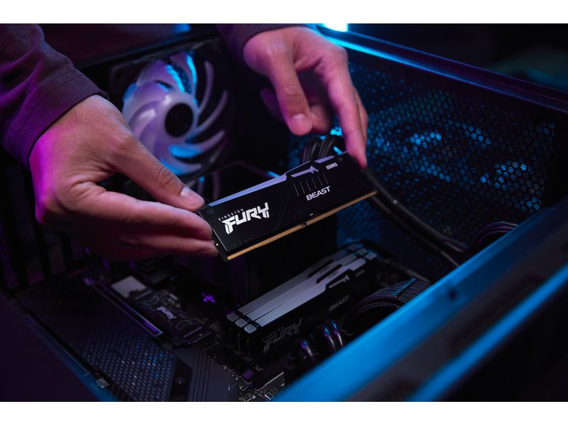 Kingston DDR5-RAM FURY Beast RGB EXPO 6000 MHz 2x 16 GB High-Performance Arbeitsspeicher mit RGB-Beleuchtung
