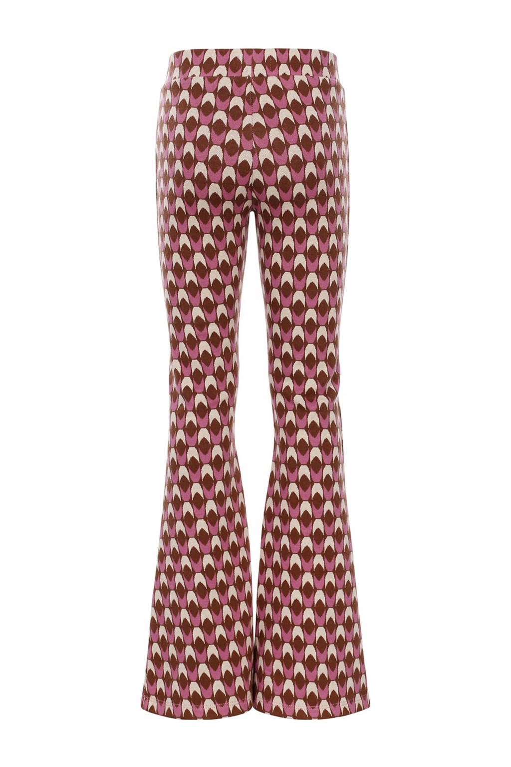 LOOXS broek met all over print roze