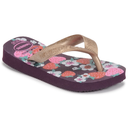 Havaianas - KIDS FLORES - Violet / Doré