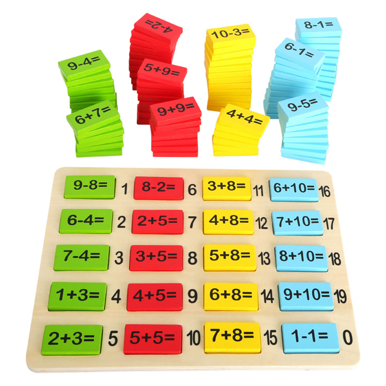 Small Foot-Houten Spel Rekensommen Maken