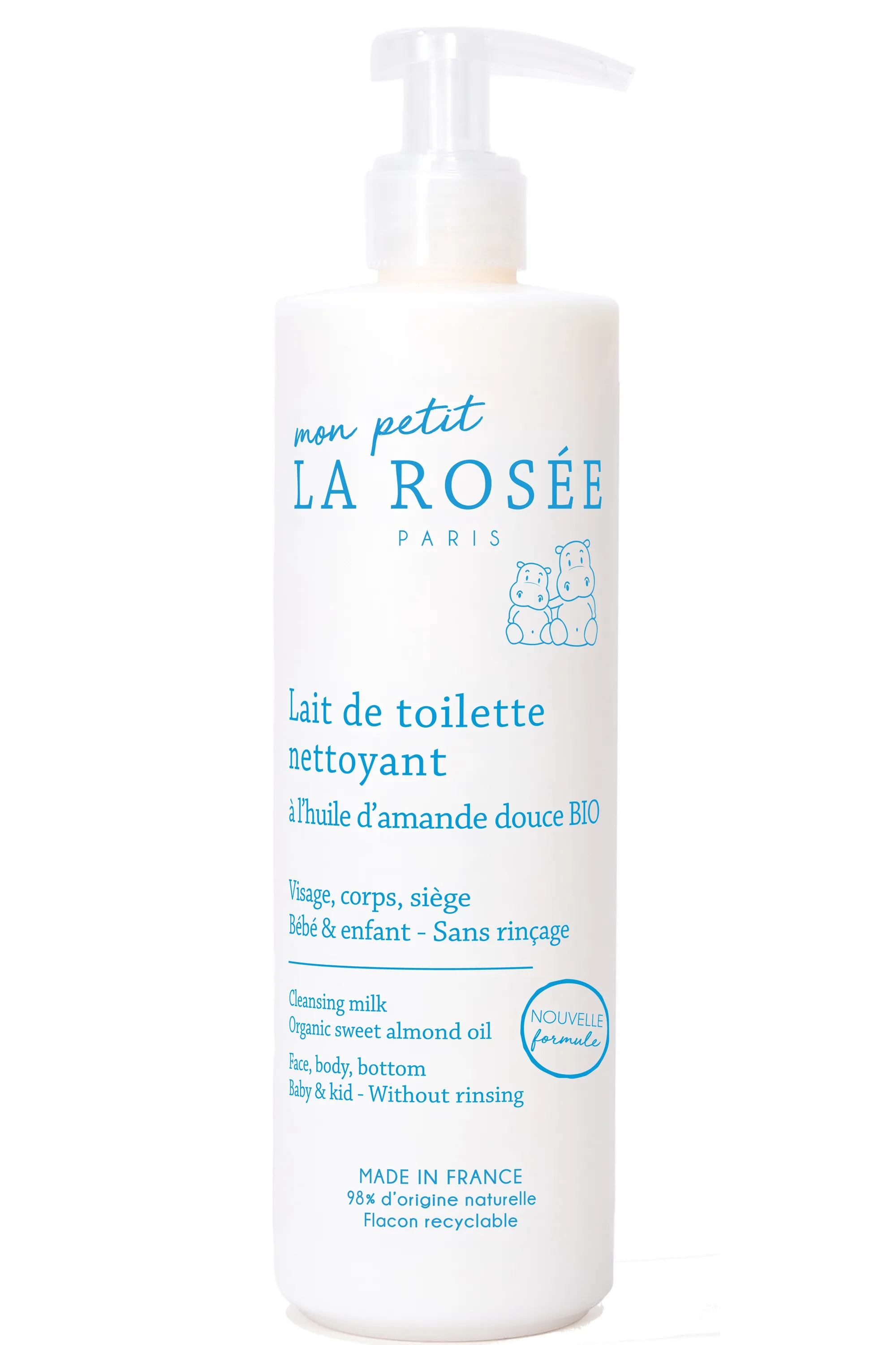 La Rosée Lait de toilette nettoyant bébé Mon petit La Rosée-400 ml