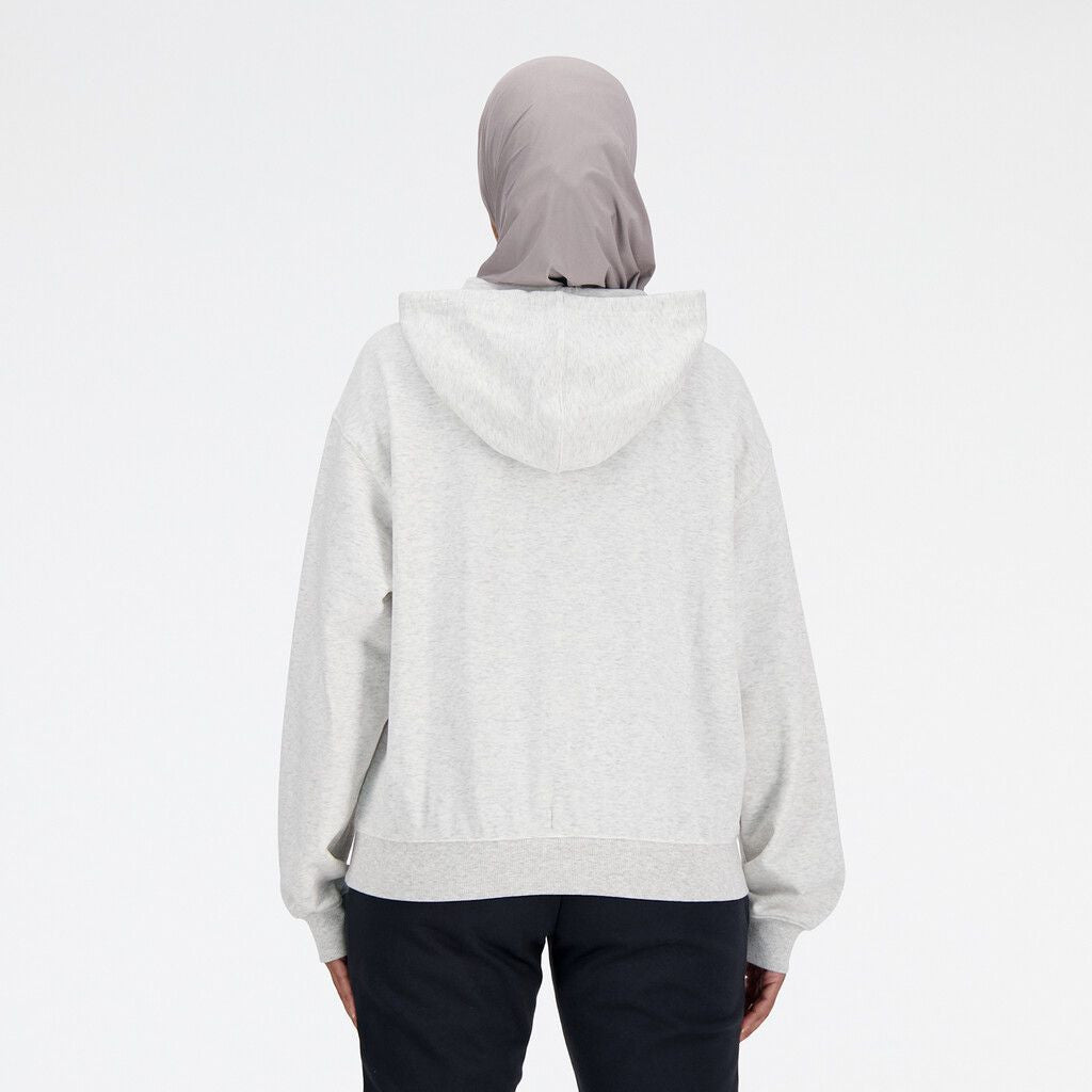 Hoodie Sport Essentials French Terry Stacked Logo Ash Heather